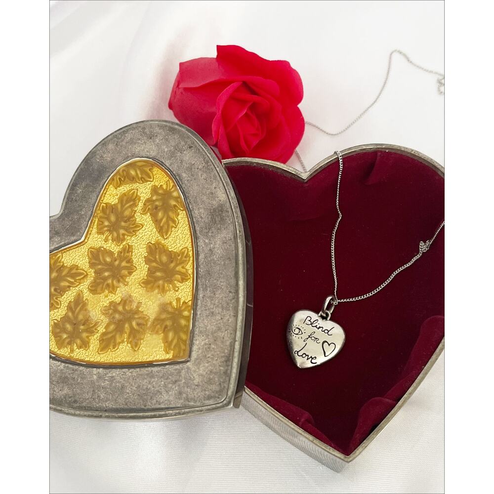 GUCCI GIFT READY ALL INCLUSIVE! 925 Sterling Silver Heart Necklace Pendant - Picture 11 of 17
